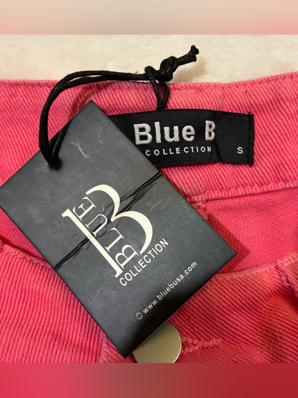 Blue B Collection Rhinestone Fringe Shorts - Picture 12 of 12